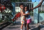 Carrie with a friend, Trinidad (1/76)