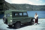 Dawn Smith at Lake Cuicocha near Otavalo (1/76)
