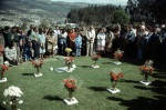 Visit to the gravesite of Hand of the Cause Dr. Mohájir, Quito (8/82)