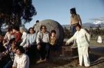 At the equator, Ian Smith-Dahl (center) (8/82)