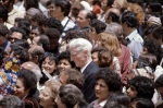 Hand of the Cause Paul Haney (center), International Bahá’í Conference, Quito, Ecuador (8/82)