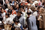Don Rufino Gualavisi (center, with hat), International Bahá’í Conference, Quito, Ecuador (8/82)