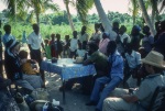 Rúhíyyih Khánum meeting with the friends, Ile à Vâche (11/82)