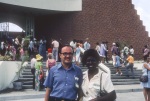 Joel Caverly & his wife, Thelma Khelghati far right, Panamá House of Worship Dedication, 4-5/72
