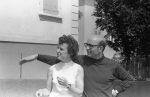 Agnes and Bijan Ghaznavi, Switzerland, August 1972