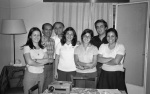 Alcalá de Henares, Spain, at the Granfar home, (l-r) Talieh Farzannejad, Habib Rezvani, Sr. Granfar, Zohreh Granfar, Sholeh Mehrabkhani, Emilio Egea Ruiz, Farah Afsahi, 4 August 1973