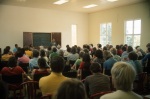 Dr. Hooshang Rafat speaking, Swedish Bahá’í Summer School, July 1974