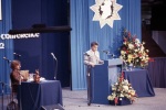 Counsellor Adib Taherzadeh (speaking), International Conference, Dublin, Ireland, June 1982