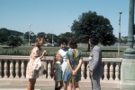 Soo Fouts (light blue dress) and Steve Yamamoto, Bahá’í conference, Trenton, N.J, 9-10/72