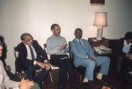 Bahá’í Center, l-r: Phillip Marangella, Mr. Attar, Charles Duncan