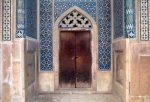 Mosque Jom’eh, Isfahan, door to the room where the Báb prayed