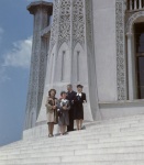 Anita, Sylvia, Leroy, and Farrukh Ioas, Wilmette, 5/44