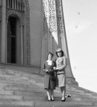 Sylvia and Anita Ioas, Bahá’í Centenary at the House of Worship, April 30-May 20, 1944