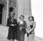 Farrukh?, Sylvia and Anita Ioas, Bahá’í Centenary at the House of Worship, April 30-May 20, 1944