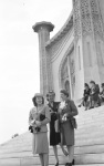 Sylvia, Farrukh? and Anita Ioas, Bahá’í Centenary at the House of Worship, April 30-May 20, 1944