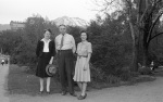 Sylvia and Leroy Ioas and Joyce Dahl, enroute to Nat’l Bahá’í Convention, 1940