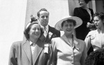 Joyce Dahl (left), Baha'i Convention at the House of Worship, May 4, 1947