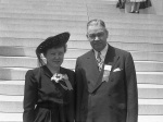 Sylvia and Leroy Ioas, Baha'i Convention at the House of Worship, May 4, 1947