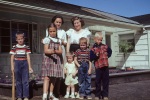 Nancy Phillips and Joyce Dahl with Judy and Bobby Phillips, Keith, Arthur and Roger Dahl, 7/48