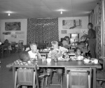 Dining room at lunch hour at Geyserville 7/12/1951