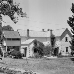 Geyserville: Administration building (with Judy Phillips) 7/13/1951