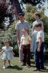 Amin and Sheila Banani with daughter Susanne, Gregory and Roger Dahl, Palo Alto, 5/54