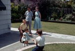 Amin and Sheila Banani with daughter Susanne, Joyce, Roger and Gregory Dahl, Palo Alto, 5/54