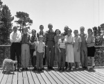 Bahá’í weekend with the Phillips, Wolcotts, Val Sage, and Caswell Ellis, Pebble Beach, 6/16/56