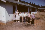Joyce Dahl with children’s class (incl. Johnny Phillips, Gregory and Roger Dahl), Geyserville, 7/57