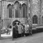 Hofman and Dahl families at Cardiff Cathedral, 7/24/1960