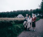 Greg Dahl, David Hofman, Joyce Dahl, Marion Hofman, Cardiff, 7/60
