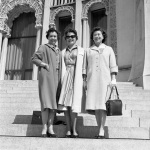 Bahá’í Convention: Nancy and Judy Phillips and Joyce Dahl, 4/29/1961