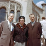 Charles Wolcott, Mildred Mottahedeh, Borrah Kavelin, Wilmette, 4/61