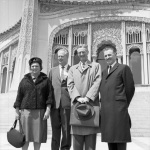 Bahá’í Convention: Mildred Mottahedeh, Charles Wolcott, Paul Haney and Borrah Kavelin, 4/29/1961