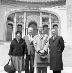 Bahá’í Convention: Mildred Mottahedeh, Charles Wolcott, Paul Haney and Borrah Kavelin, 4/29/1961