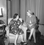 NSA reception for Paul Haney; Mildred Mottahedeh and Edna True, 4/30/1961