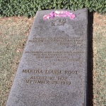 Martha Root’s grave, Honolulu, 10/62