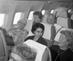 Bahá’í Congress trip: scenes on plane 4/25/1963