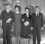 Lani Diesener & Hal Addison wedding, Pebble Beach 2/3/1963