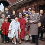 Shidan Fatheazam and family, Royal Albert Hall, London, 5/63 (from dupl.)