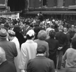 Bahá’í World Congress: opening day, outside Albert Hall 4/28/1963