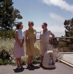 Joyce Dahl, Marion Hofman, Mildred Nichols, Pebble Beach, 7/64