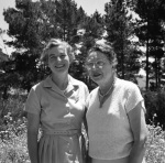 Marion Hofman and Mildred Nichols, Pebble Beach, 7/21/1964