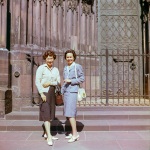 Joyce Dahl and Nancy Phillips, Strasbourg, 5/63