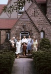 Firuz Kazemzadeh & family with Greg and Joyce Dahl, New Haven, 8/64