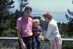 Doug, John and Louise Calley, Pebble Beach, 9/63