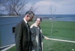 Irvin Somerhalder and Charlotte Linfoot at the National Bahá’í Convention, Wilmette, 5/65