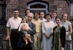 Firuz Kazemzadeh & family with Greg and Joyce Dahl, New Haven, 8/64