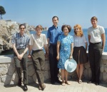 Dahl family with Juliet Smithies (later Gentzkow), Palermo, 9/68