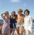 Carol Allen, Jeremy Phillips, Bob Phillips and Nancy Phillips, Jamaica Cruise, 5/71